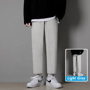 <span class=keywords><strong>Pantaloni</strong></span> da <span class=keywords><strong>uomo</strong></span> personalizzabili per Business tailleur 100% poliestere tinta unita alla moda opzioni taglie forti a prezzi accessibili - Product Image 3