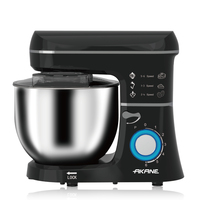 AKANE A.86618LB 1400W Stand Mixer Maquina De Chef dengan Mangkuk Stainless Steel 7L, 6 Kontrol Kecepatan, Perlindungan Anti Cipratan, Pengaduk Adonan