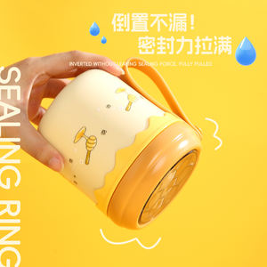 Bencircle B270 Cute Soup Cup Eco-Friendly Food-Safe Material Leak-Proof Foldable Design for <b>Hot</b> Soup Coffee Daily Drinks 430ml - Product Image 5