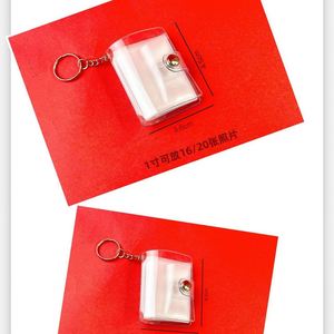 Nuevo Mini Álbum de Fotos de PVC con Diseño de Dibujos Animados, Llavero para Bolsa de Estudiante, Libro de Almacenamiento de Fotos de Identificación, 1 Pulgada, 2 Pulgadas - Product Image 4