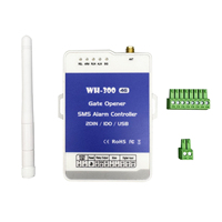 WAYHANG WH-300 4G GSM Moderno Abrepuertas de Garaje AC/DC 2A Interruptor de Relé Control por App/Llamada SMS Control Remoto de Energía Plástico 1 Año