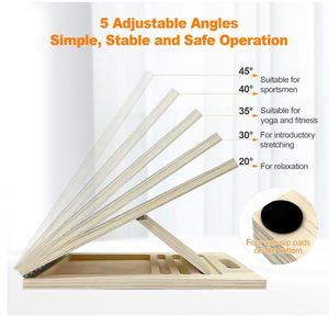 Xách Tay Bằng Gỗ Slant Hội Đồng Quản Trị Gỗ Hàng Thủ Công Bê Kéo Dài Có Thể Điều Chỉnh Độ Cáng Slant Hội Đồng Quản Trị - Product Image 3