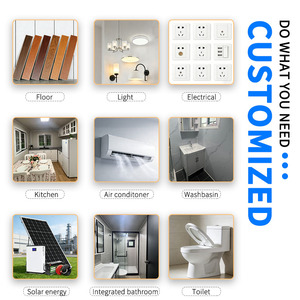 <span class=keywords><strong>Maison</strong></span> conteneur portable et extensible 20FT 40FT, villa préfabriquée moderne 2-3 chambres avec salle de bain incluse - Product Image 5