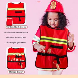 Coffret de jeu d'imitation pour enfants garçons, costume de <span class=keywords><strong>pompier</strong></span>, ensemble d'outils de <span class=keywords><strong>pompier</strong></span>, cadeau de Noël et d'anniversaire - Product Image 3