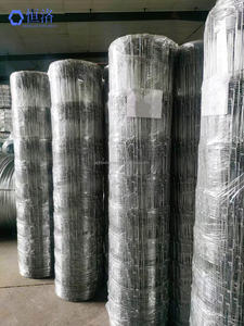 แผงรั้วเหล็กชุบสังกะสีแบบเชื่อมขนาด 14 เกจ รูปทรงสี่เหลี่ยมผืนผ้า ความยาว 100 เมตร สำหรับรั้วฟาร์มและทุ่งหญ้า ลาน/สวน และป้องกันสัตว์ - Product Image 2