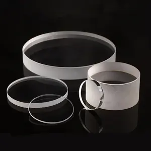 Circle Very Small Round Clear Tempered Quartz Sight Glass For Boiler Viewing Window