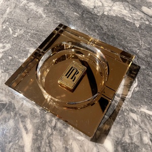 Cendrier carré en cristal transparent de luxe de haute qualité pour fumer des cigarettes et des pipes, cadeau personnalisable - Product Image 4