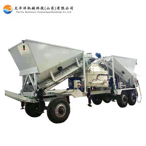 Fabricación de Mezcladoras de Concreto Planetarias para la Venta, Planta Mezcladora de Concreto Portátil Pequeña, Mini Planta Móvil de Concreto Húmedo - Product Image 4