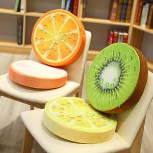 Décoration d'intérieur, <span class=keywords><strong>coussin</strong></span> rond en forme de fruit, imprimé numérique 3D, mignon, <span class=keywords><strong>orange</strong></span>, citron vert, pastèque, <span class=keywords><strong>canapé</strong></span>, chaise, sol, <span class=keywords><strong>canapé</strong></span> - Product Image 5