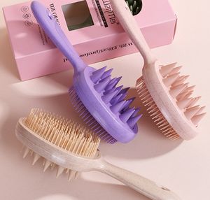 Brosse de massage du cuir chevelier personnalisée à bas prix pour la croissance des cheveux, brosse de massage du cuir chevelier pour le shampoing, masseur de tête - Product Image 2