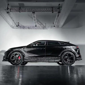 Film de protection de carrosserie automobile en vinyle PET adhésif, haute brillance, effet carbone forgé <span class=keywords><strong>Dyno</strong></span>, pour carrosserie rigide, amovible, application au pistolet thermique, film de protection de carrosserie automobile en vinyle PET PPF - Product Image 3