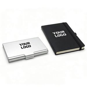 Wholesale Men's Simple Style Rfid Business Card With Logo <b>Small</b> Credit Cards Holder Case for Promo Gift Custom Promotional Gifts - Product Image 1