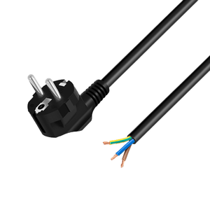 สายไฟตรงจากโรงงาน IEC 320 CEE 7/7 ปลั๊กตัวผู้ ต่อกับปลั๊กตัวเมีย C13 แบบยุโรป 3 ขา สำหรับเครื่องใช้ไฟฟ้าภายในบ้าน - Product Image 4