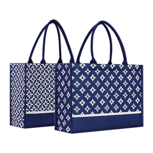 Bán buôn Grs chứng nhận 16oz Heavy Duty tái chế rPet <span class=keywords><strong>Canvas</strong></span> <span class=keywords><strong>Tote</strong></span> <span class=keywords><strong>Bag</strong></span> với biểu tượng tùy chỉnh thân thiện với môi mua sắm tái sử dụng túi - Product Image 1