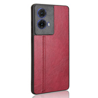Étui de téléphone portable en cuir PU et TPU antichoc avec porte-cartes, design Suture, pour Motorola Moto G85/S50 Neo, protection mate
