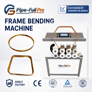 Machine de cintrage de cadre CNC à double servo, machine de cintrage de profilés en aluminium à simple sens pour la fabrication de cadres de fenêtres et de portes courbés - Product Image 1