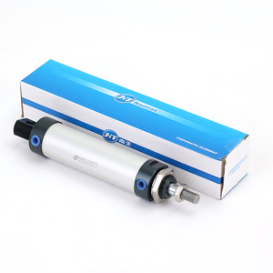 Mal Series <b>Mini</b> Pneumatic Cylinder Aluminum Alloy 32X75 For Mechanical <b>Clamping</b> In Cnc Machine Tool Assembly Lines - Product Image 4
