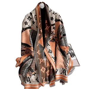 Wholesale Hot Sale Ladies Large Pashmina Shawls Brand Long Women's Winter Cashmere Scarves
