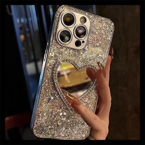 เคสโทรศัพท์มือถือหรูหรา ประดับคริสตัลรูปหัวใจวิบวับ สำหรับ iPhone 17 16 15 Pro Max 14 13 12 11  ตกแต่งด้วยเพชรระยิบระยับ เหมาะสำหรับผู้หญิง - Product Image 2
