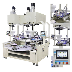 Machine d'impression tampographique céramique 3 couleurs pour assiettes, bols, soucoupes, plats et plateaux en céramique Servo - Product Image 2