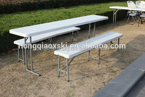 8ft hình chữ nhật thổi Đúc trọng lượng nhẹ ngoài trời gấp hội thảo đào tạo bảng hội nghị nghiên cứu bảng - Product Image 4