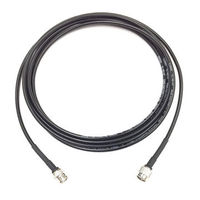Câble coaxial BNC vers N avec conducteurs en cuivre toronnés, connecteurs femelle et mâle