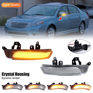 2PCS Clignotants dynamiques pour rétroviseurs <span class=keywords><strong>Toyota</strong></span> WISH PRIUS REIZ/MARK X/CROWN/AVALON - Product Image 1
