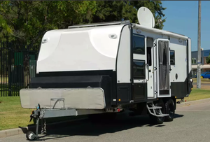 <span class=keywords><strong>Caravane</strong></span> familiale compacte en aluminium pour le camping et les aventures tout-terrain <span class=keywords><strong>avec</strong></span> lit superposé - Product Image 3