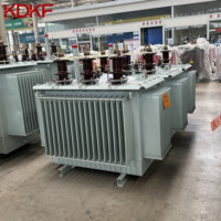 Transformateur triphasé entièrement étanche immergé dans l'huile 22kV 11kV vers 380V 220V 50Hz à enroulement en cuivre, direct usine