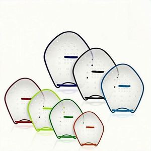 Palmes de natation transparentes et confortables pour filles, avec sangle réglable, en PP et silicone, conçues pour améliorer la natation - Product Image 3