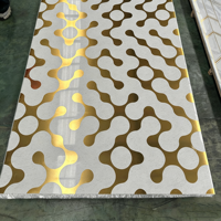 Panneau mural en PVC à motif de briques brillant UV, imperméable, résistant à l'humidité, style rétro, décoration murale pour café, restaurant