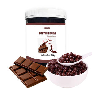Boba à la saveur de chocolat, gelée de graminées avec sucre pour Bubble Tea, certifié Halal, emballage en bouteille, fournisseur en gros en Chine - Product Image 3