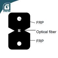 Gcabling G657A2 1 24 48 Kernkabel Outdoor Drop Glasfaserkabel Produktionslinie 1km Preis pro Meter 1 4 Kern zum Verkauf