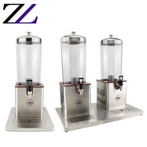 Da tavola buffet riscaldamento elettrico spremiagrumi distributori di bevande in acciaio inox 2 serbatoio estrattore di succo di acqua calda e fredda distributore di cibo - Product Image 6