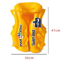 Gilet de natation gonflable pour enfant INTEX 58660 jaune, veste de sauvetage pour enfants, flotteur pour piscine, flotteur gonflable pour l'eau