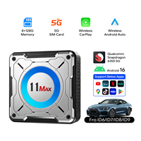 YolanAuto 11 Max 5G Android 16 Smart Box Qualcomm SM6350 Chip Dual-Mode 5G Ultra HD Media Player Hiburan Rumah Streaming