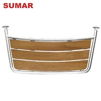 Plateforme d'escalade/escalier en bois pour bateau, structure robuste et durable, qualité usine, vente en gros