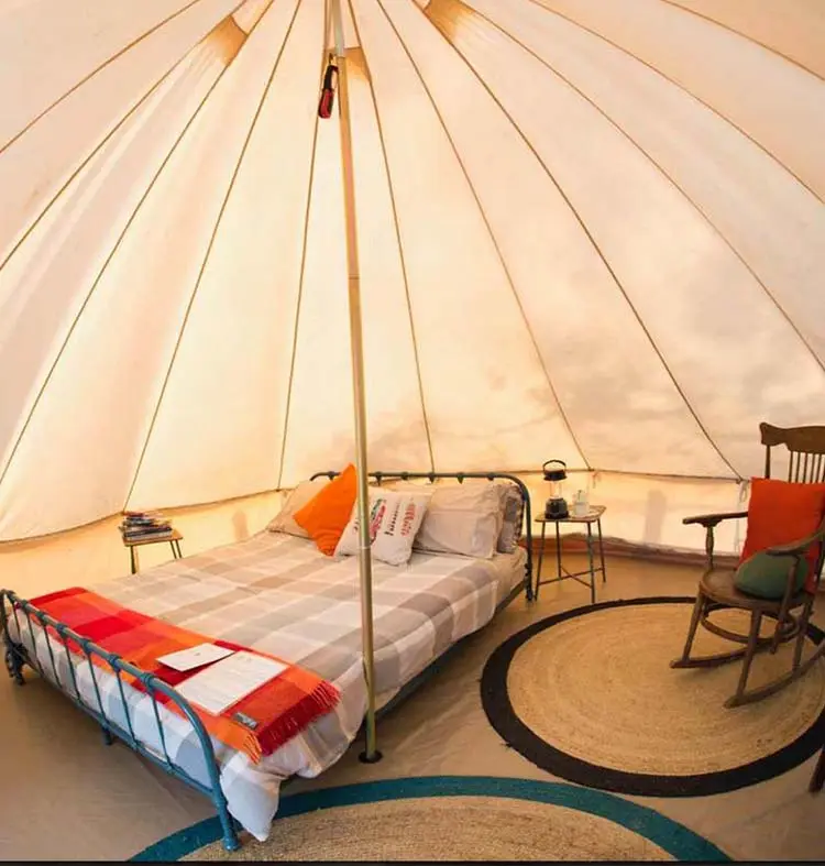 Luxus wasserdicht anpassen Australien im Freien 5m Glamping Leinwand Glocken zelt