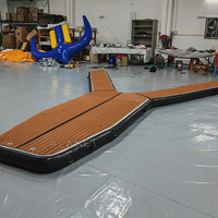 Plateforme en Y gonflable en EVA pour jet-ski, pontons de stationnement, quai flottant gonflable pour l'eau