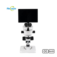 Wholesale REHAZE Binocular Stereo Microscope SZM-7045SM Display Continuous Zoom Natural Light External LED Illumination No