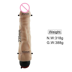 Dildo de simulación grueso, de vibración única, impermeable, para mujer adulta, Ningbo Lekang, envío directo de un solo artículo, superventas en comercio exterior - Product Image 2