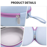Étui de rangement portable étanche en EVA et PU, personnalisable, en forme d'œuf, avec fermeture éclair, pour coussin de voyage – Prix usine