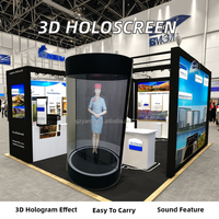 Pantalla LCD Transparente 3D de 32 Pulgadas, Equipo de Publicidad, Proyector de Hologramas para Educación en Interiores, Proveedor OEM