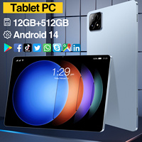 Teléfono Pad 6S con Pantalla Grande de 11 Pulgadas, 12GB+512GB, 108MP, 8000mAh, 5G de Gama Básica, Doble SIM, Pantalla Completa, Navegador HD, Pantalla Perforada