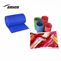 OEM ANSEN Médical Fibre de Verre Attelle Bandage pour Fractures Osseuses/Problèmes Articulaires 2-6 Pouces Tailles 3.6m Longueur