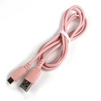 Macaron kabel USB pengisi daya warna-warni sekitar 3A kabel Data karet lembut Transfer Data untuk perangkat USB mikro Tipe c UCB31