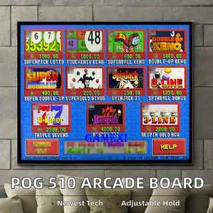 NOUVEAU POG 510C T340 Pog Game Board Pot O Gold Game Board Pog 580F 595D <span class=keywords><strong>Keno</strong></span> Gold Touch Game Board Réglable Holding Coin Pusher - Product Image 5