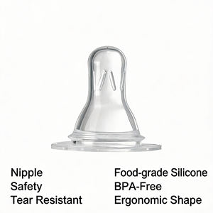 <span class=keywords><strong>Sucette</strong></span> en silicone orthodontique douce et <span class=keywords><strong>jolie</strong></span> pour bébé de 0 à 12 mois, à large ouverture, sans BPA, sûre, confortable, pour l'alimentation et la dentition - Product Image 4