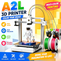 Printer 3D FDM Versi Internasional Bamboo A2L EU UK Unlocked DIY untuk Hobi, Kerajinan, dan Produksi