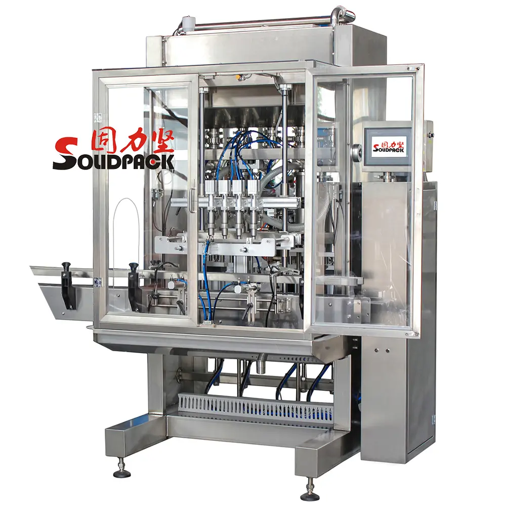 Solidpack Nieuwe Product Volautomatische Fabriek Gel Brandstof Vullen Machine Met Feeder